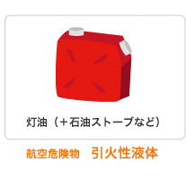 航空危険物　引火性液体