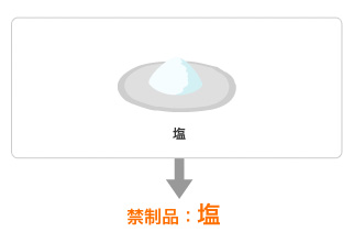 禁制品：塩